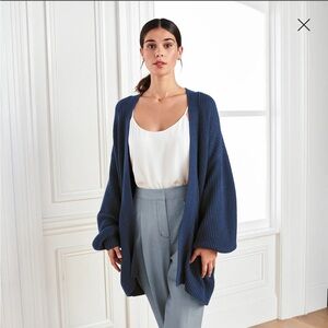 Quince Organic Cotton Cardigan, Size Small